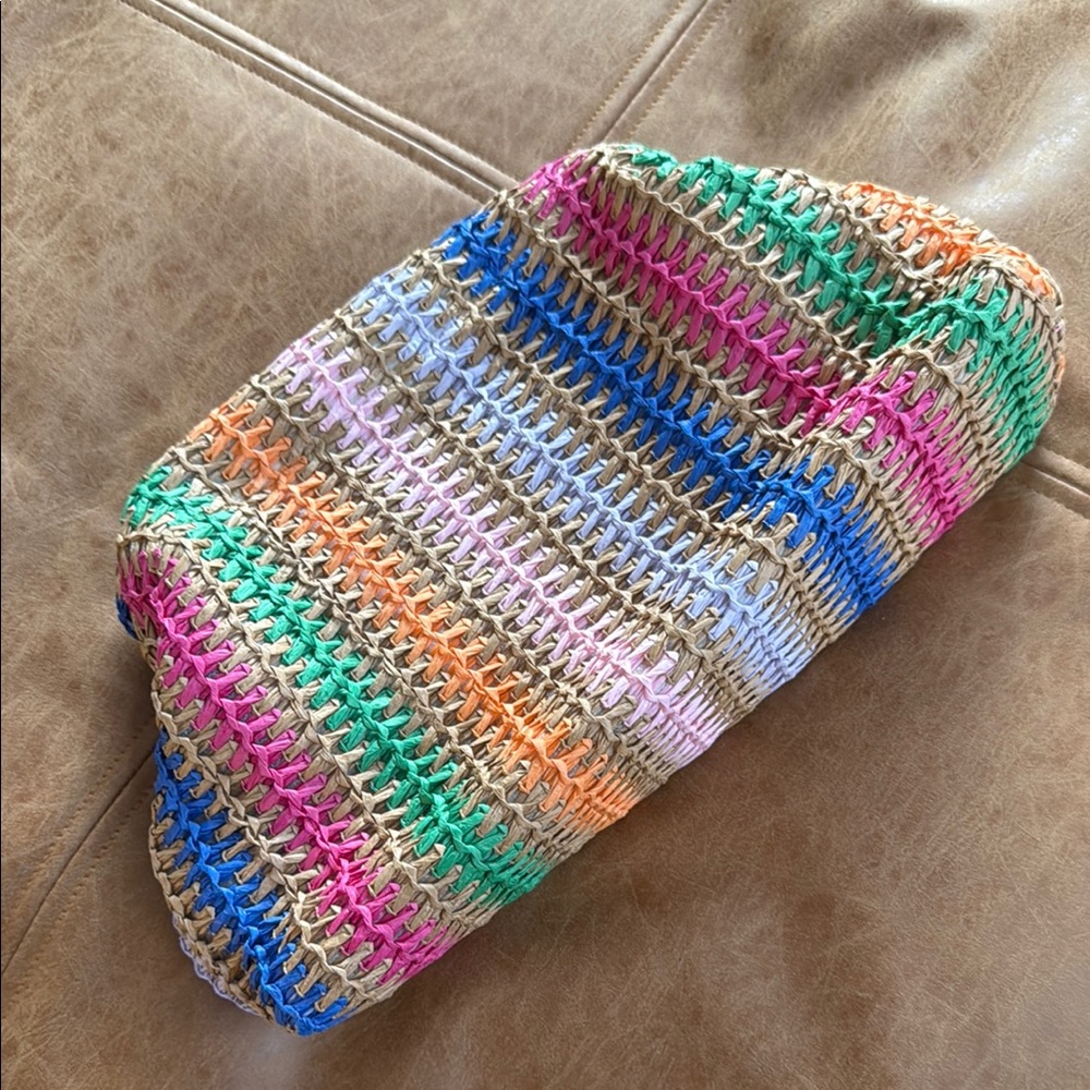 Colorful Woven clutch Bag